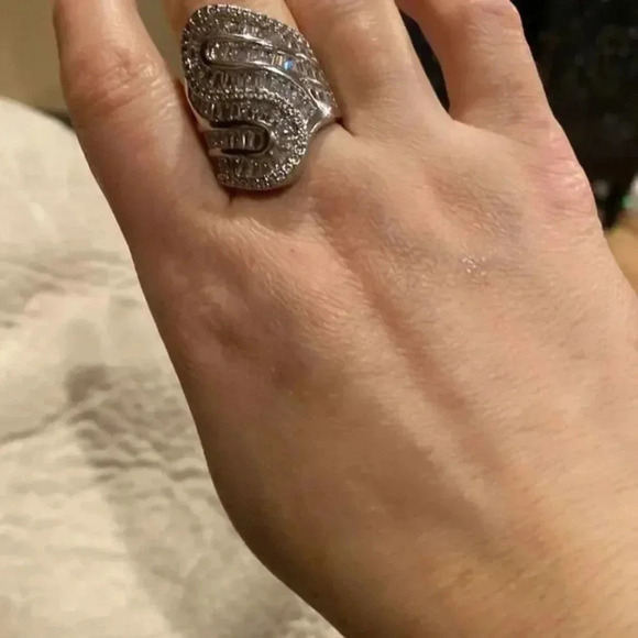 Natural Gemstones  Zircon Stamped S925 Silver Color Rings NEW - Picture 2 of 7